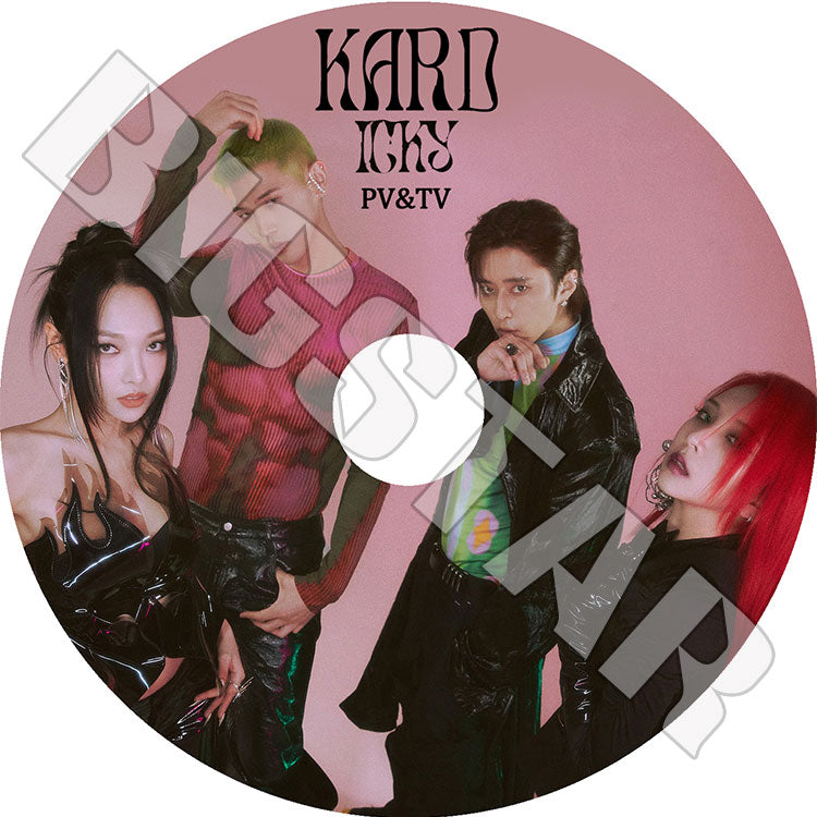K-POP DVD/ KARD 2023 PV/TV Collection★ICKY Ring The Alarm GUNSHOT RED MOON/ K.A.R.D カード KPOP DVD