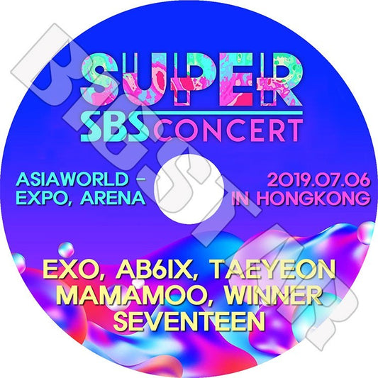 K-POP DVD/ 2019 SUPER CONCERT in HONGKONG(2019.07.06)／EXO SEVENTEEN AB6IX WINNER TAEYEON MAMAMOO