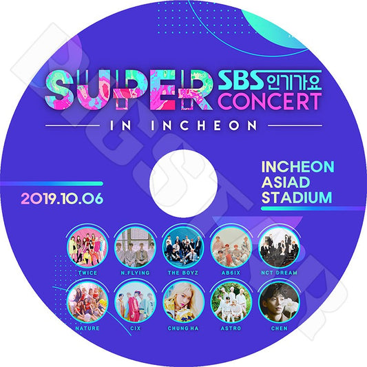 K-POP DVD/ 2019 SUPER CONCERT in INCHEON (2019.10.06)／TWICE ASTRO CIX AB6IX NCT CHEN CHUNG HA THE BOYZ　他
