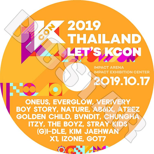 K-POP DVD/ 2019 KCON THAILAND(2019.10.17)／GOT7 IZONE X1 ITZY AB6IX THE BOYZ 他