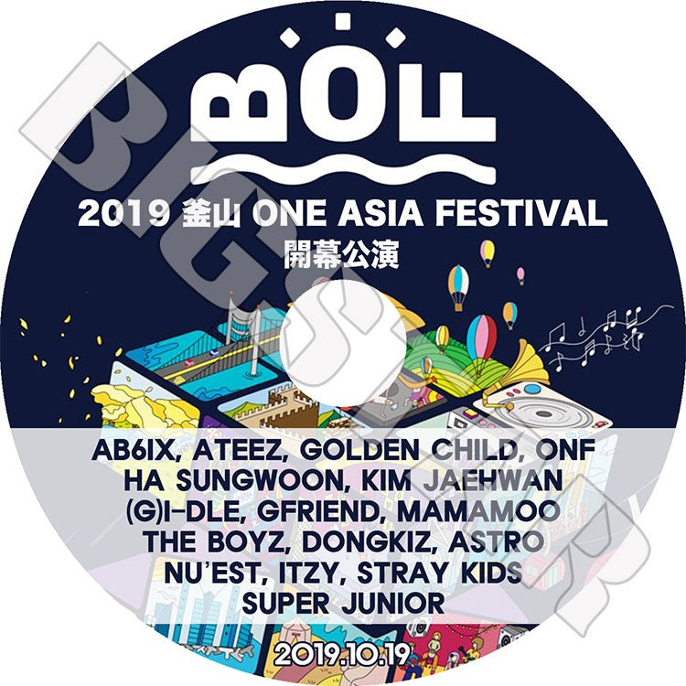 K-POP DVD/ 2019 BOF 開幕公演(2019.10.19)／SUPER JUNIOR MAMAMOO NUEST ITZY AB6IX GFRIEND ASTRO 他