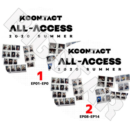 K-POP DVD/ KCONTACT ALL ACCESS 2枚SET(EP01-EP14) IZONE MAMAMOO ATEEZ THE BOYZ ONEUS その他(日本語字幕あり)/ LIVE コンサート