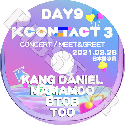 K-POP DVD/ KCONTACT SEASON3 DAY9(2021.03.28) MAMAMOO BTOB KANG DANIEL TOO(日本語字幕あり)/ LIVE コンサート KPOP DVD