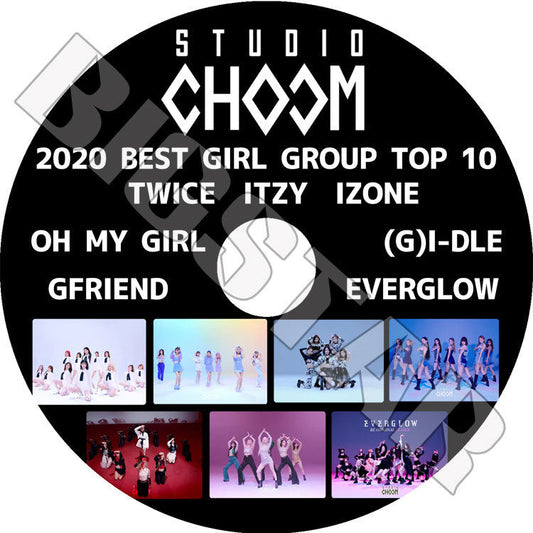 K-POP DVD/ 2020 BEST GIRL GROUP TOP 10/ TWICE ITZY IZONE EVERGLOW OH MY GIRL GFRIEND (G)I-DLE