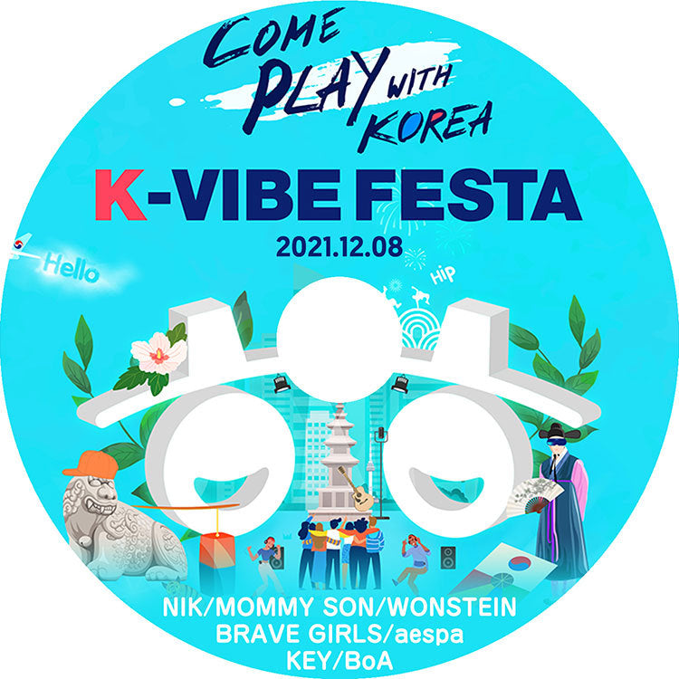 K-POP DVD/ 2021 K-VIBE FESTA(2021.12.08)/ KEY aespa BoA その他/ LIVE コンサート KPOP DVD