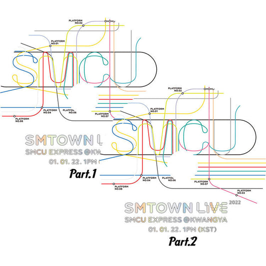 K-POP DVD/ 2022 SMTOWN LIVE(2枚SET)(2022.01.01)/ TVXQ SUPER JUNIOR NCT REDVELVET aespa その他/ コンサート LIVE KPOP DVD