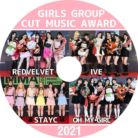 K-POP DVD/ GIRLS GROUP 2021 MUSIC AWARD CUT/ REDVELVET レッドベルベット IVE アイヴ STAYC ステイシー OH MY GIRL オーマイガール