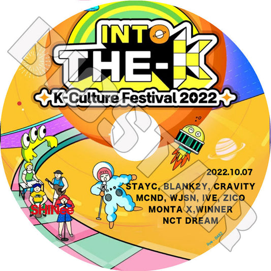 K-POP DVD/ THE K CONCERT (2022.10.07)/ NCT DREAM WINNER MONSTA X ZICO IVE WJSN MCND CRAVITY STAYC 他/ CON KPOP DVD