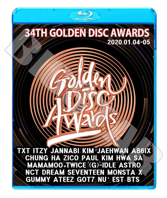 Blu-ray/ 34nd 2020 Golden Disk Awards(2020.01.04-01.05)/ BTS TWICE SEVENTEEN MAMAMOO 他 ブルーレイ