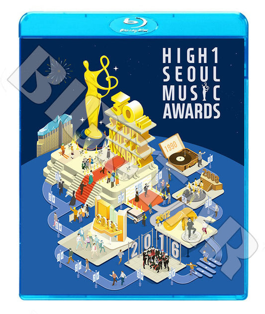Blu-ray/ 2021 HIGH1 SEOUL MUSIC AWARDS(2021.01.31)/ TWICE MONSTA X IZONE TXT ITZY ENHYPEN その他/ コンサート LIVE ブルーレイ
