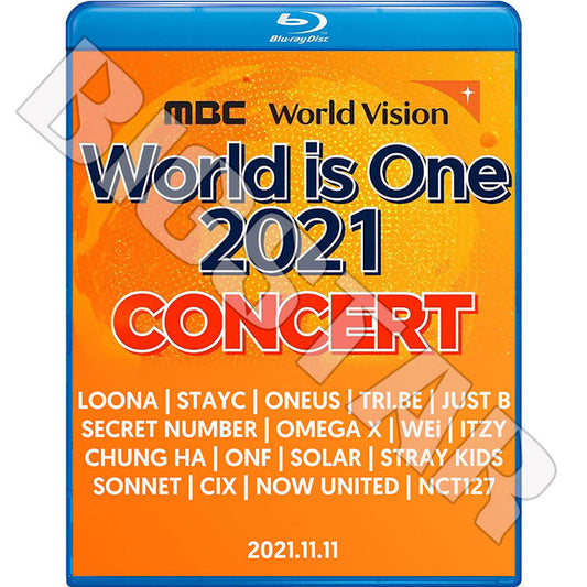 Blu-ray/ 2021 World is One Concert(2021.11.11)/ NCT127 STRAY KIDS ITZY その他 ブルーレイ