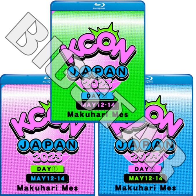 Blu-ray/ KCON 2023 IN JAPAN 1-3DAY (3枚SET)/ LE SSERAFIM ENHYPEN ITZY ikon VIVIZ AB6IX ATEEZ Kep1er THE BOYZ STAYC TEMPEST..