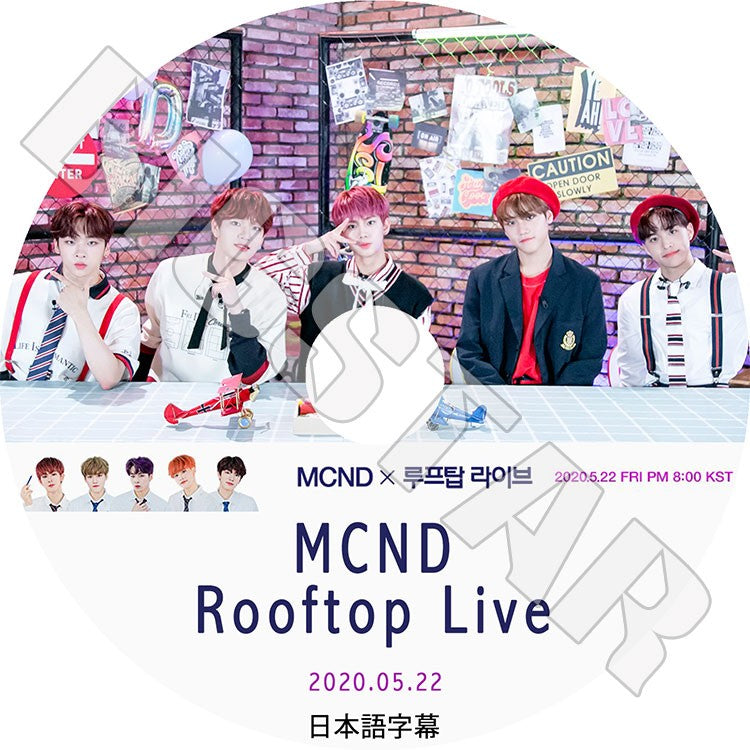 K-POP DVD/ MCND Rooftop Live (2020.05.22)(日本語字幕あり)/ エムシーエヌディー キャッスルジェイ ビック ミンジェ フィジュン ウィンKPOP DVD