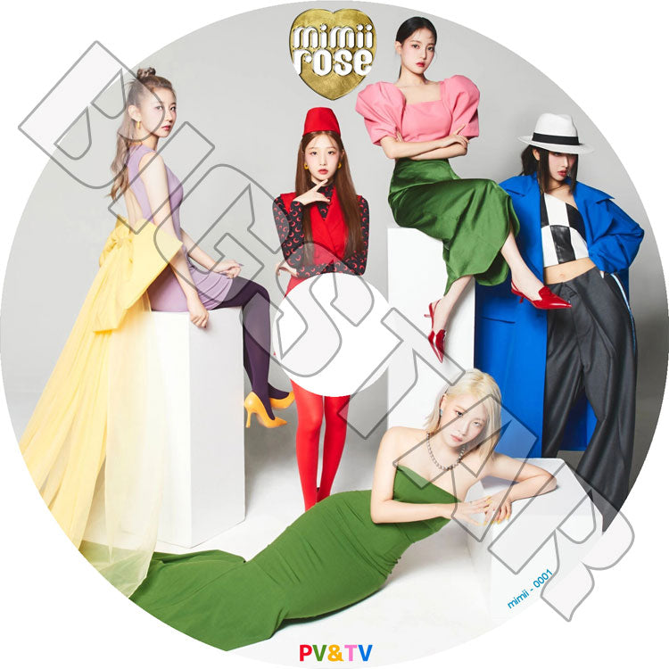 K-POP DVD/ mimiirose PV&TV Collection★Rose/ mimiirose ミミローズ ヒョリ ヨンジェ イェウォン ジア ユンジュ KPOP DVD