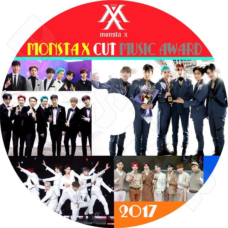 K-POP DVD/ MONSTA X CUT 2017 MUSIC AWARD／MAMA SBS MBC GDA 他／モンスターエクス ショヌ ジュホン ウォノ ヒョンウォン ミンヒョク キヒョン アイエム