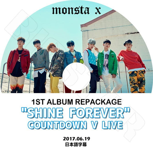 K-POP DVD/ MONSTA X Countcouwn V live (2017.06.19) Shine Forever 1st Album Repackage(日本語字幕あり)／モンスターエクス ショヌ ジュホン ウォノ..