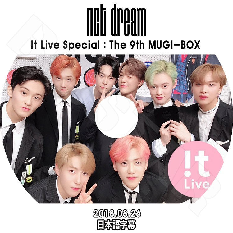 K-POP DVD/ NCT DREAM The 9th MUGI-BOX (2018.08.26) It Live Special(日本語字幕あり)／エンシティドリーム マーク チソン チョンロ ジェノ ヘチャン..