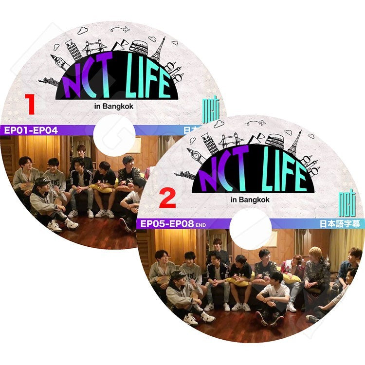 K-POP DVD/ NCT LIFE in Bangkok(2枚SET)(EP01-08完)(日本語字幕あり)／エンシティ テヨン ジェヒョン マーク ユウタ ウィンウィン ヘチャン テイル..