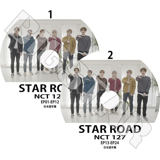 K-POP DVD/ NCT127 STAR ROAD(2枚SET)(EP01-EP24)(日本語字幕あり)／エンシティ127 ヘチャン ユタ ウィンウィン テヨン ゼヒョン マーク テイル