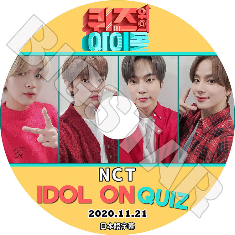 K-POP DVD/ NCT IDOL ON QUIZ(2020.11.21)(日本語字幕あり)/ エンシティ ドヨン ヘチャン ジョンウ チョンロ KPOP DVD