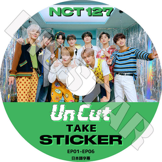 K-POP DVD/ NCT 127 UN CUT TAKE STICKER(EP01-EP06)(日本語字幕あり)/ エンシティ127 テイル ジャニー テヨン ユウタ ドヨン ジェヒョン ジョンウ..
