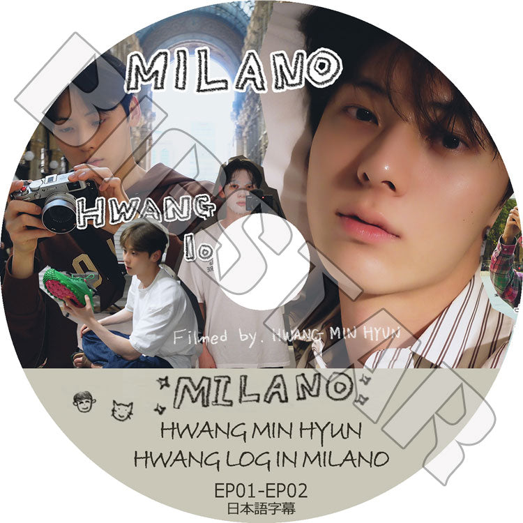 K-POP DVD/ NU'EST HWANG LOG IN MILANO (EP01-EP02)(日本語字幕あり)/ NU'EST ニューイースト MinHyun ミンヒョン 韓国番組 NU'EST KPOP DVD