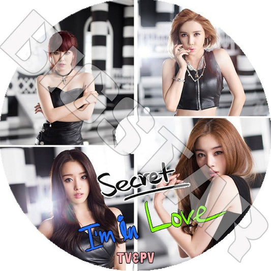 K-POP DVD/ Secret シークレット 2014 PV＆TVセレクト★I'M IN LOVE／Secret シークレット DVD