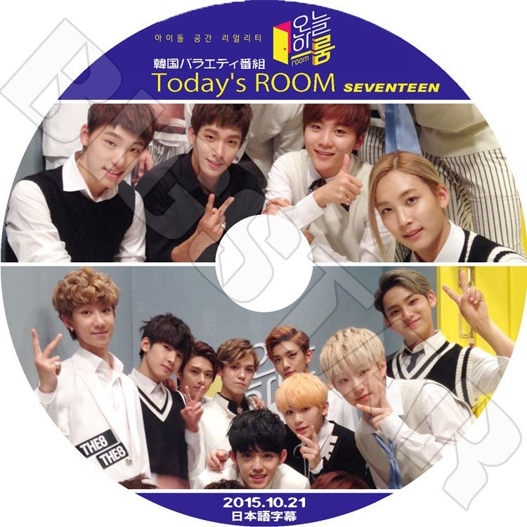 K-POP DVD/ Seventeen Today's Room (2015.10.21)（日本語字幕あり）／Seventeen DVD