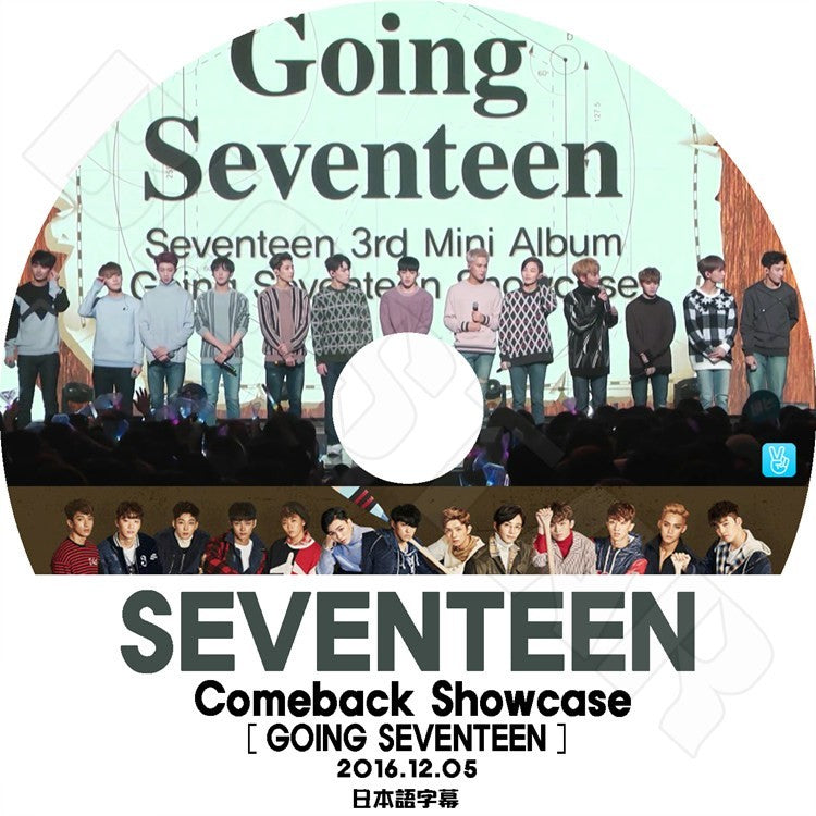 K-POP DVD/ Seventeen Comeback Showcase (2016.12.05) Going SEVENTEEN V LIVE(日本語字幕あり)／セブンティーン セブチ ウジ ホシ バーノン ディノ ドギョム..