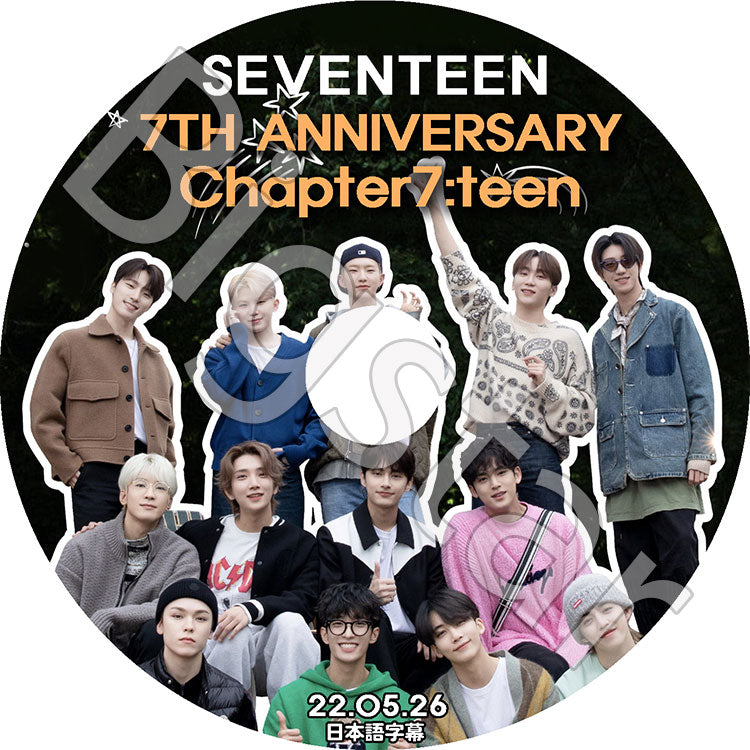 K-POP DVD/ SEVENTEEN 7周年記念 (2022.05.26)(日本語字幕あり)/ セブンティーン セブチ SEVENTEEN KPOP DVD