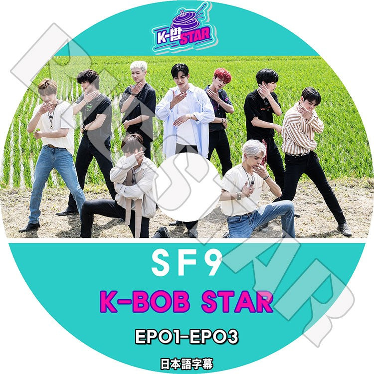 K-POP DVD/ SF9 K-BOB STAR (EP01-EP03)(日本語字幕あり)/ SF9 ヨンビン インソン ジェユン ダウォン ジュホ ロウン テヤン フィヨン チャニ KPOP DVD