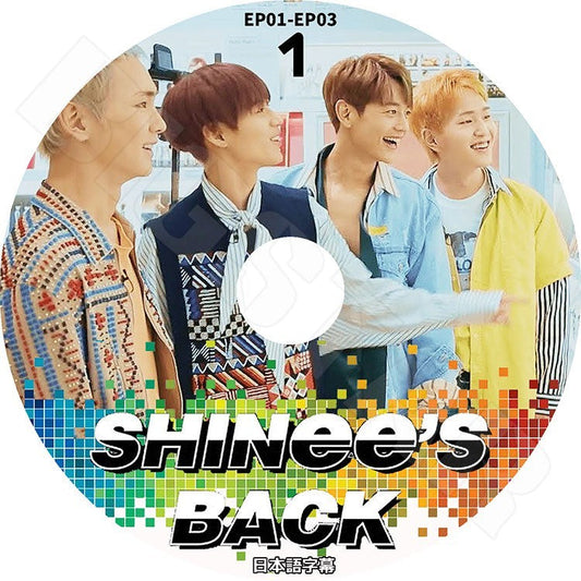 K-POP DVD/ SHINee SHINEE`s BACK #1 (EP01-03)(日本語字幕あり)／SHINee シャイニーオンユ キー ミンホ テミン KPOP DVD