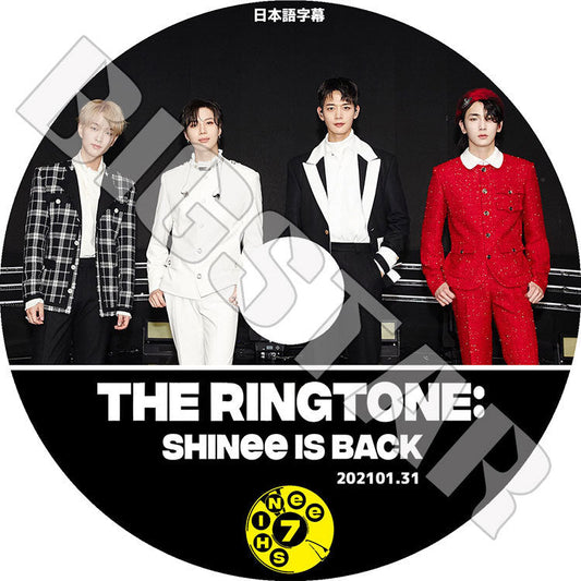 K-POP DVD/ SHINee THE RINGTONE SHINEE IS BACK(2021.01.31)(日本語字幕あり)/ シャイニーオンユ キー ミンホ テミン KPOP DVD