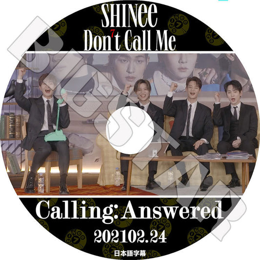 K-POP DVD/ SHINee Calling Answered(2021.02.24)(日本語字幕あり)/ シャイニーオンユ キー ミンホ テミン KPOP DVD