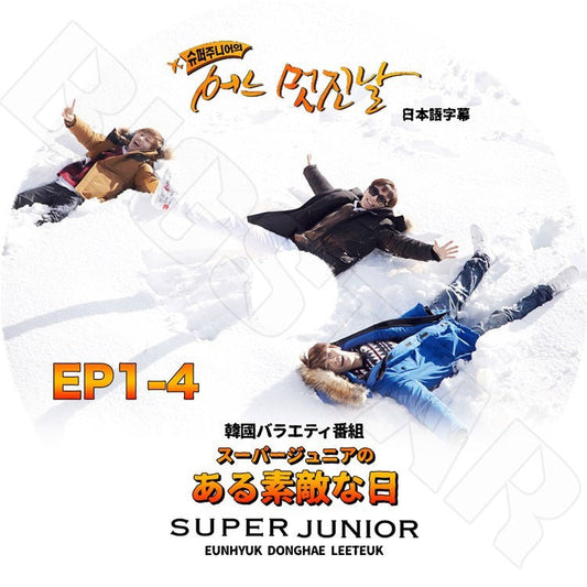 K-POP DVD/ SUPER JUNIOR ある素敵な日 EP1-EP4完／Eunhyuk Leeteuk Donghae(日本語字幕あり)／スーパージュニア リョウク イトゥク ドンヘ KPOP