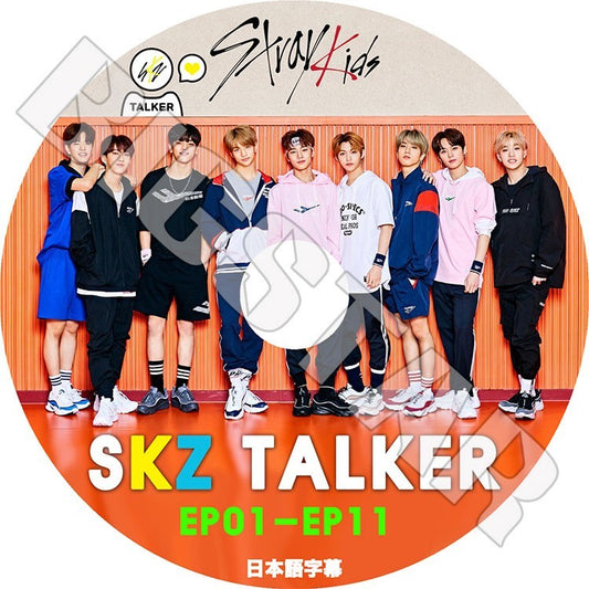 K-POP DVD/ Stray Kids SKZ TALKER(EP01-11)(日本語字幕あり)／ストレイキッズ キムウジン キムスンミン ヤンジョンイン イミンホ フィリックス..