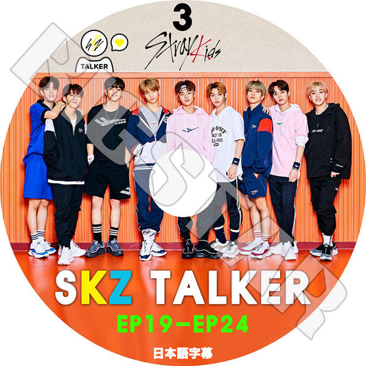 K-POP DVD/ Stray Kids SKZ TALKER #3(EP19-EP24)(日本語字幕あり)/ ストレイキッズ バンチャン ソチャンビン ハンジソン キムウジン キムスンミン..