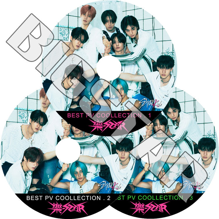 K-POP DVD/ STRAY KIDS 2023 2nd BEST PV #1-3 (3枚SET)★LALALALA S-Class CASE 143 MANIAC Thunderous Back Door/ スキズ