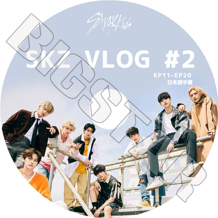 K-POP DVD/ Stray Kids SKZ VLOG #2(EP11-EP20)(日本語字幕あり)/ ストレイキッズ バンチャン ソチャンビン ハンジソン キムウジン キムスンミン..