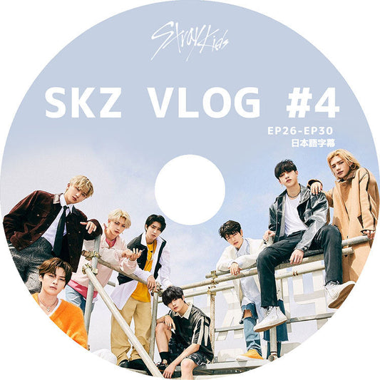 K-POP DVD/ Stray Kids SKZ VLOG #4(EP26-EP30)(日本語字幕あり)/ ストレイキッズ バンチャン ソチャンビン ハンジソン キムウジン キムスンミン..