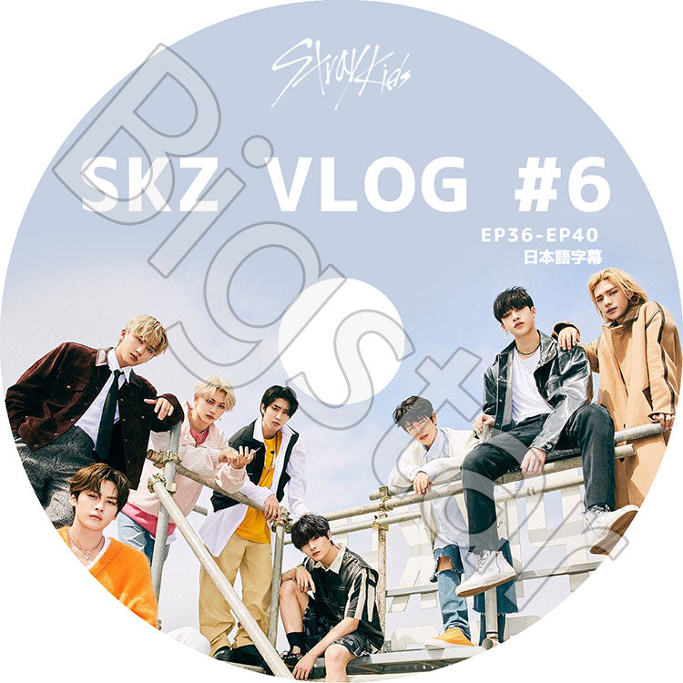 K-POP DVD/ Stray Kids SKZ VLOG #6(EP36-EP40)(日本語字幕あり)/ ストレイキッズ バンチャン ソチャンビン ハンジソン キムウジン キムスンミン..