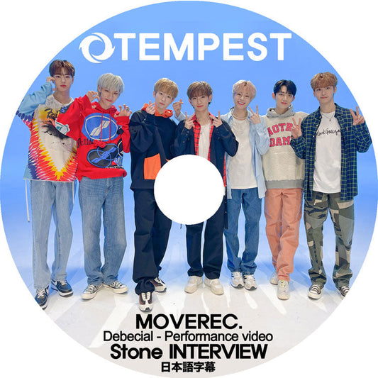 K-POP DVD/ TEMPEST MOVEREC./ STONE INTERVIEW(日本語字幕あり)/ TEMPEST テンペスト 韓国番組 TEMPEST KPOP DVD