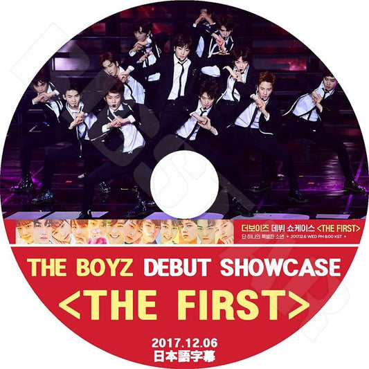 K-POP DVD/ THE BOYZ Debut Showcase(2017.12.06) The First(日本語字幕あり)／ザボーイズ Cre.kerz サンヨン ジェイコブ ヨンフン ヒョンジェ ジュヨン..