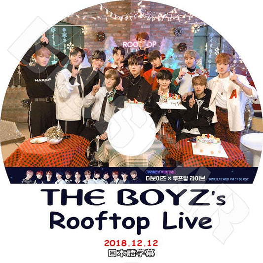 K-POP DVD/ THE BOYZ Rooftop Live(2018.12.12)(日本語字幕あり)／ザボーイズ Cre.kerz サンヨン ヨンフン ヒョンジェ ケビン ニュー ハンニョン ファル..