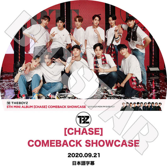 K-POP DVD/ THE BOYZ CHASE COMEBACK SHOWCASE(2020.09.21)(日本語字幕あり)/ ザボーイズ Cre.kerz サンヨン ジェイコブ ヨンフン ヒョンジェ..