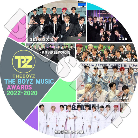 K-POP DVD/ THE BOYZ CUT 2020-2022 MUSIC Awards/ MMA MBC SBS KBS AAA GDA SMA/ THE BOYZ ザボーイズ KPOP DVD