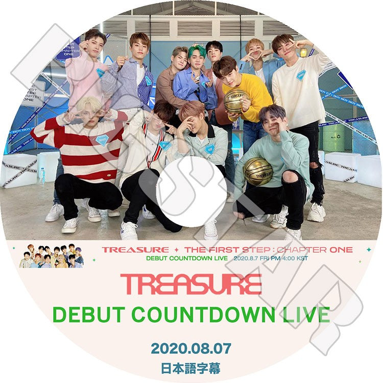 K-POP DVD/ TREASURE DEBUT COUNTDOWN LIVE(2020.08.07)(日本語字幕あり)/ トレジャー ヒョンソク ジュンギュ ジェヒョク イェダム ハルト ジョンウ..