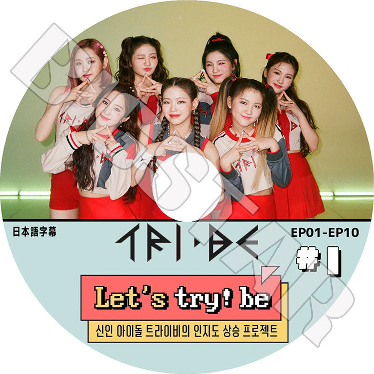 K-POP DVD/ TRI.BE Let`s try!be #1(EP01-EP10)(日本語字幕あり)/ トライビー ソンソン ケリー ジナ ヒョンビン ジア ソウン ミレ KPOP DVD