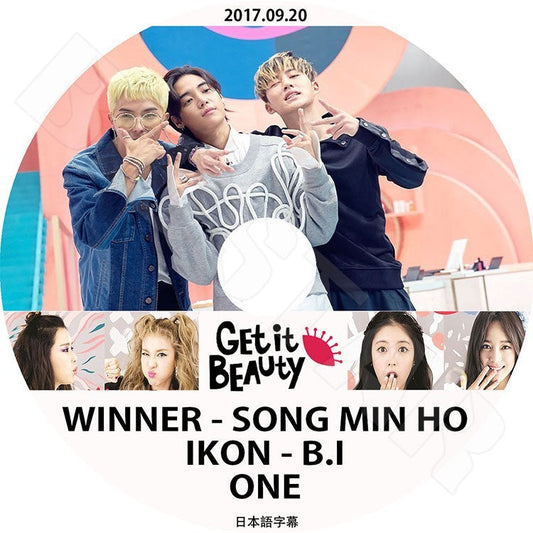 K-POP DVD/ Get It Beauty Winner ソンミンホ Ikon B.I (2017.09.20)(日本語字幕あり)／WINNER Song Min Ho ソンミンホ IKON B.I ビーアイ KPOP DVD