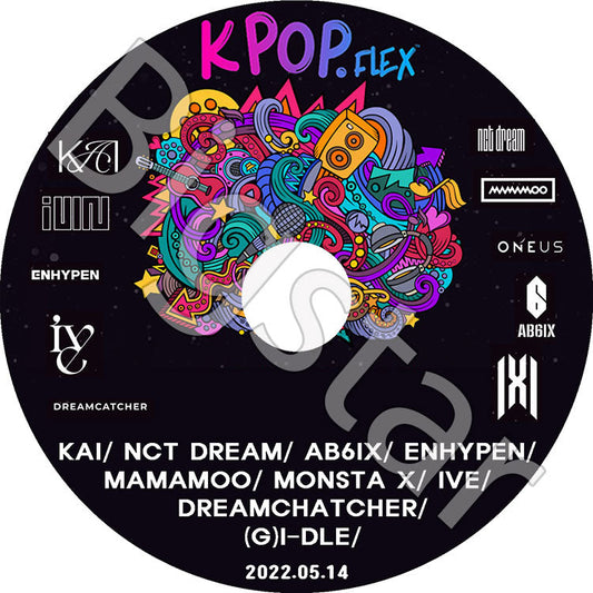 K-POP DVD/ 2022 KPOP FLEX in FRANKFURT (2022.05.14)/ EXO KAI NCT DREAM AB6IX ENHYPEN MONSTA X IVE (G)I-DLE MAMAMOO 外